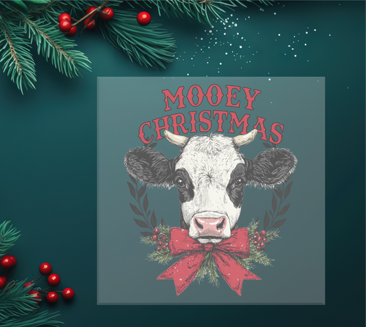 Mooey Christmas DTF Transfer