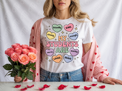 My Students Are Conversation Hearts DTF Transfer