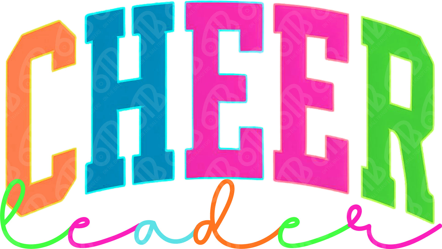 Cheerleader Neon DTF Transfer