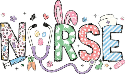 Easter Nurse DTF Transfers