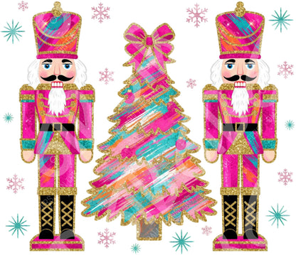Pink Nutcrackers DTF Transfer