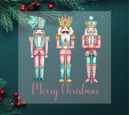 Preppy Pink Nutcrackers DTF Transfer