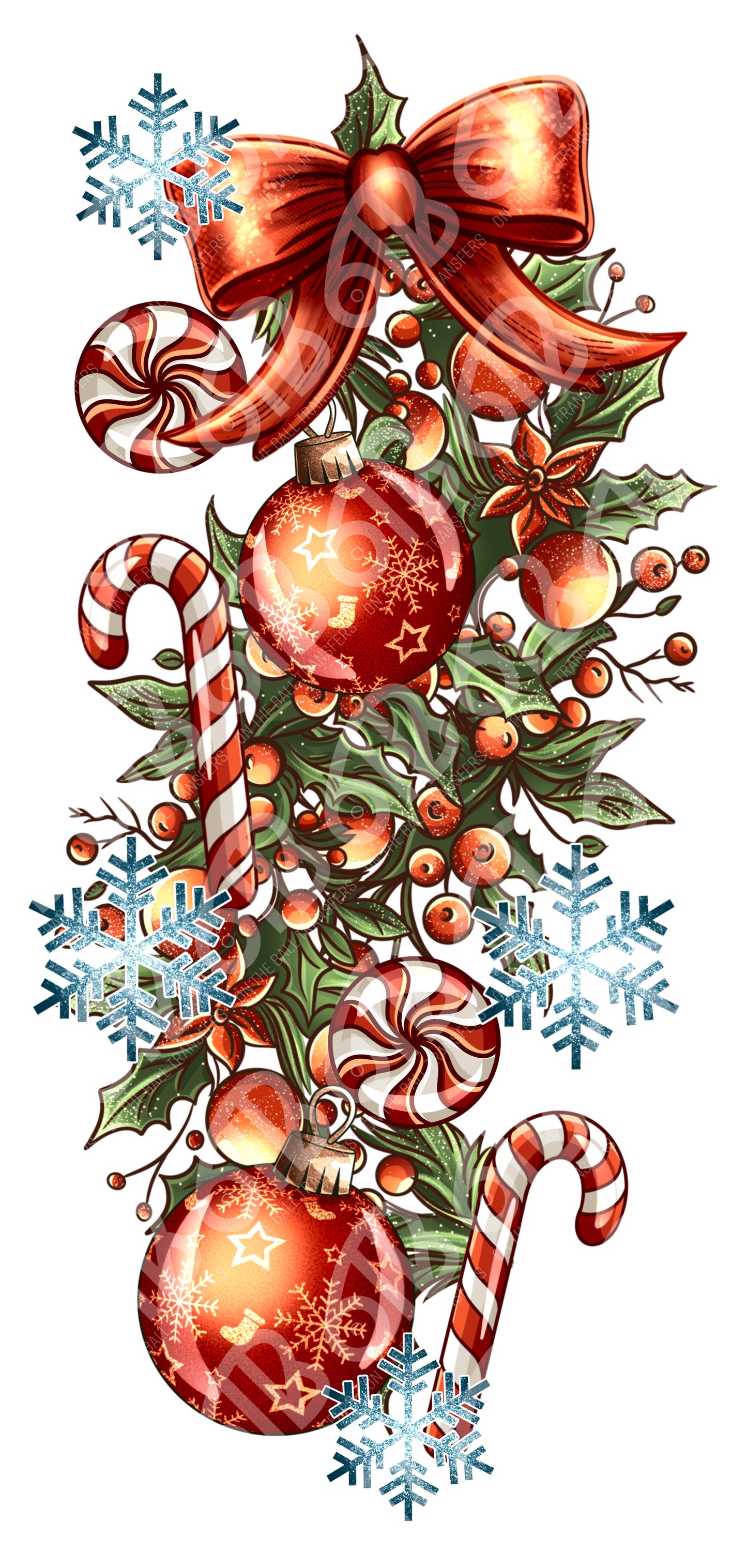 Santa Cheer DTF Transfer