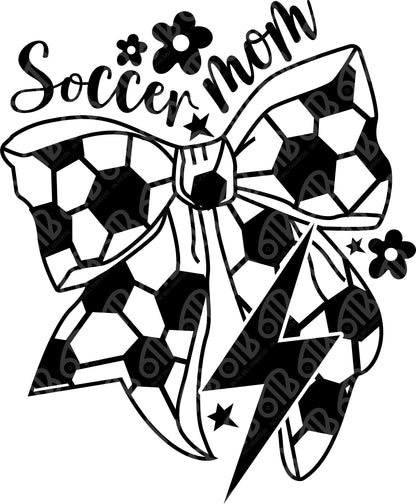 Soccer Mom Doodle Collage DTF Transfer