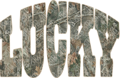 Lucky Camo DTF Transfer