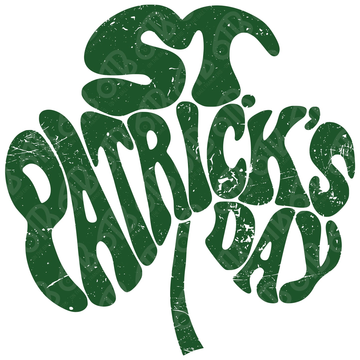St. Patrick's Day Shamrock DTF Transfer