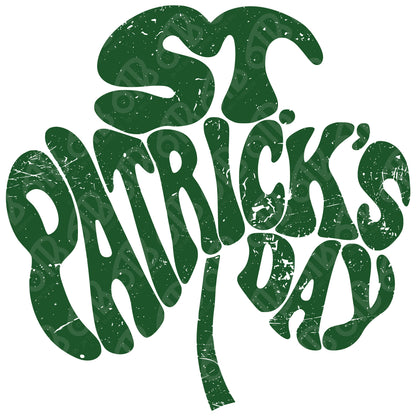 St. Patrick's Day Shamrock DTF Transfer
