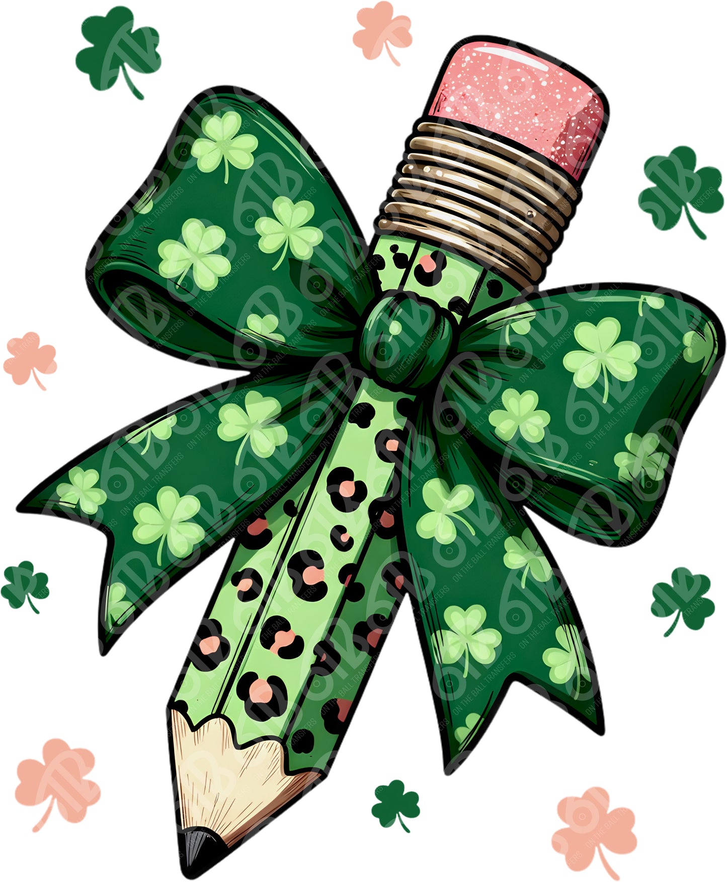 St Patrick's Day Pencil DTF Transfer