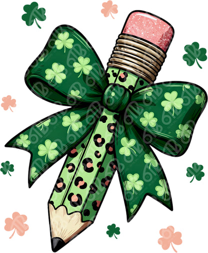 St Patrick's Day Pencil DTF Transfer