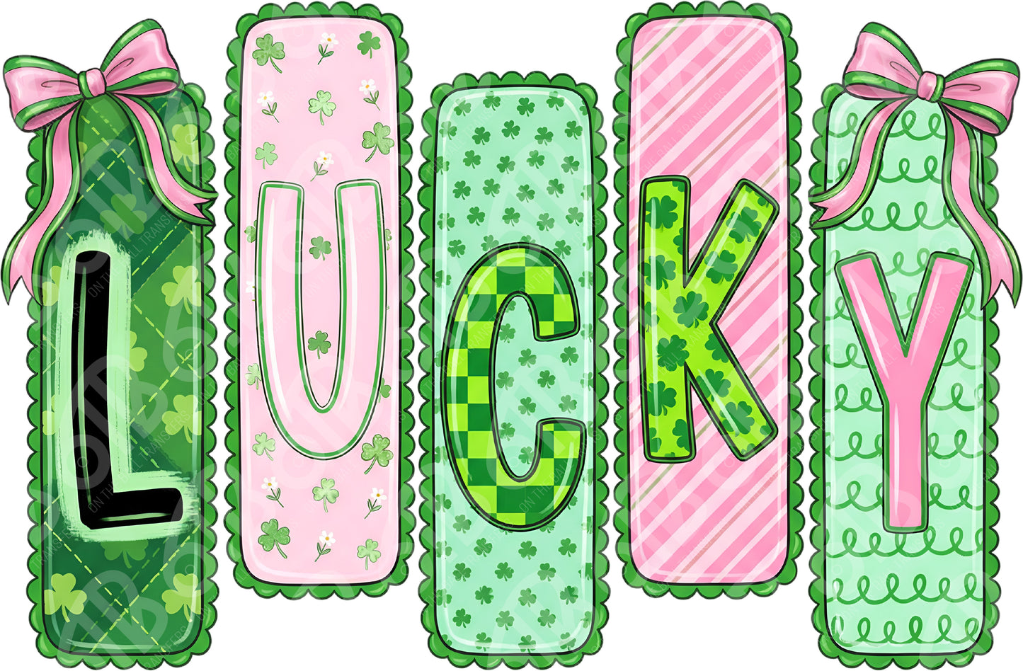 Preppy Lucky Bow DTF Transfer