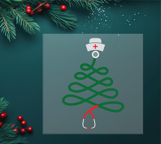 Stethoscope Tree DTF Transfer