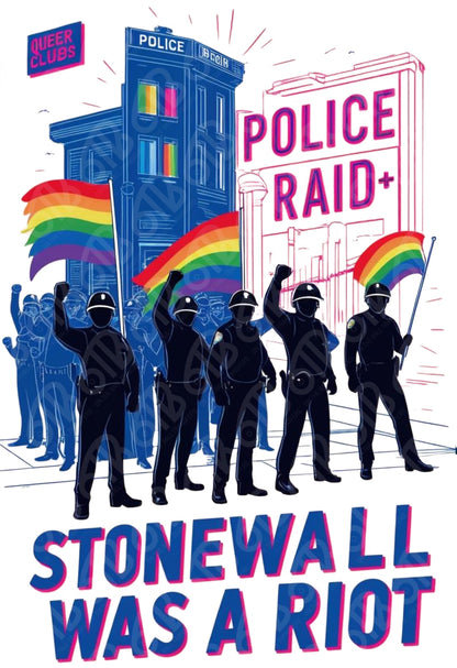 Stonewall Police Raid DTF Transfer