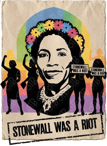 Stonewall Was a Riot Poster Style DTF Transfer