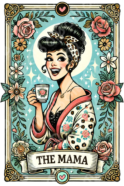 The Mama Tarot Card DTF Transfer