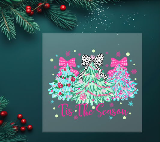 Tis The Season Cute Trees DTF Transfer