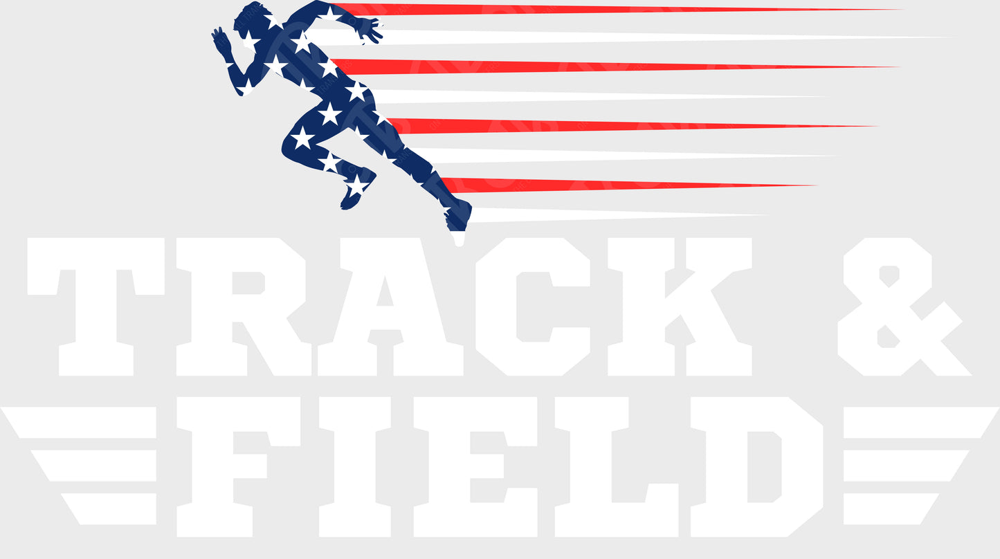 Track and Field DTF Transfer