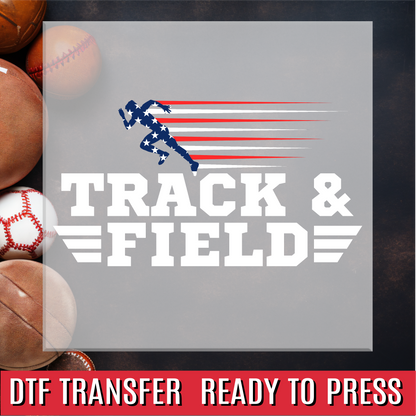 Track and Field DTF Transfer