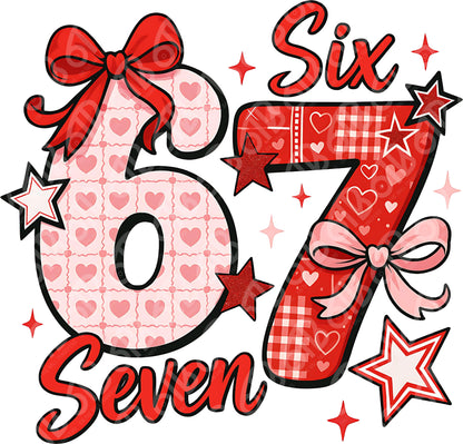 6-7 Bow DTF Transfer