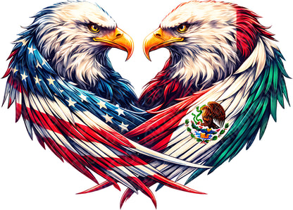 USA Mexico Eagles DTF Transfer