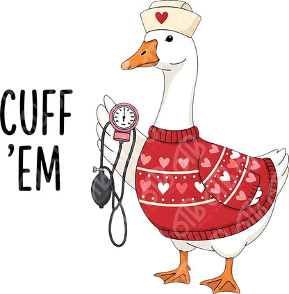 Cuff 'Em Goose DTF Transfer