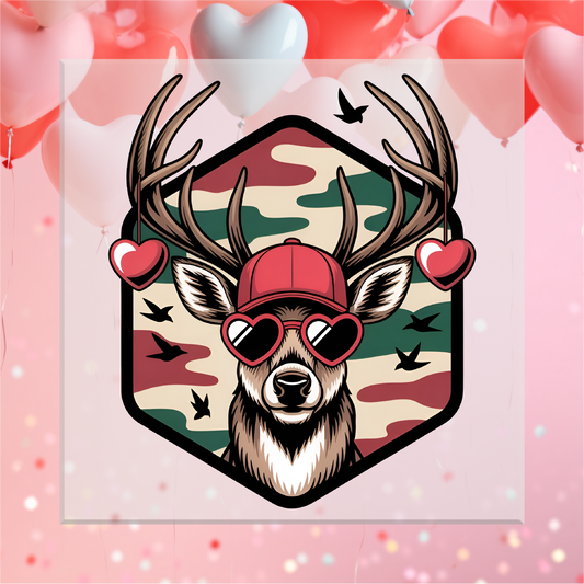 Valentine's Day Buck DTF Transfer