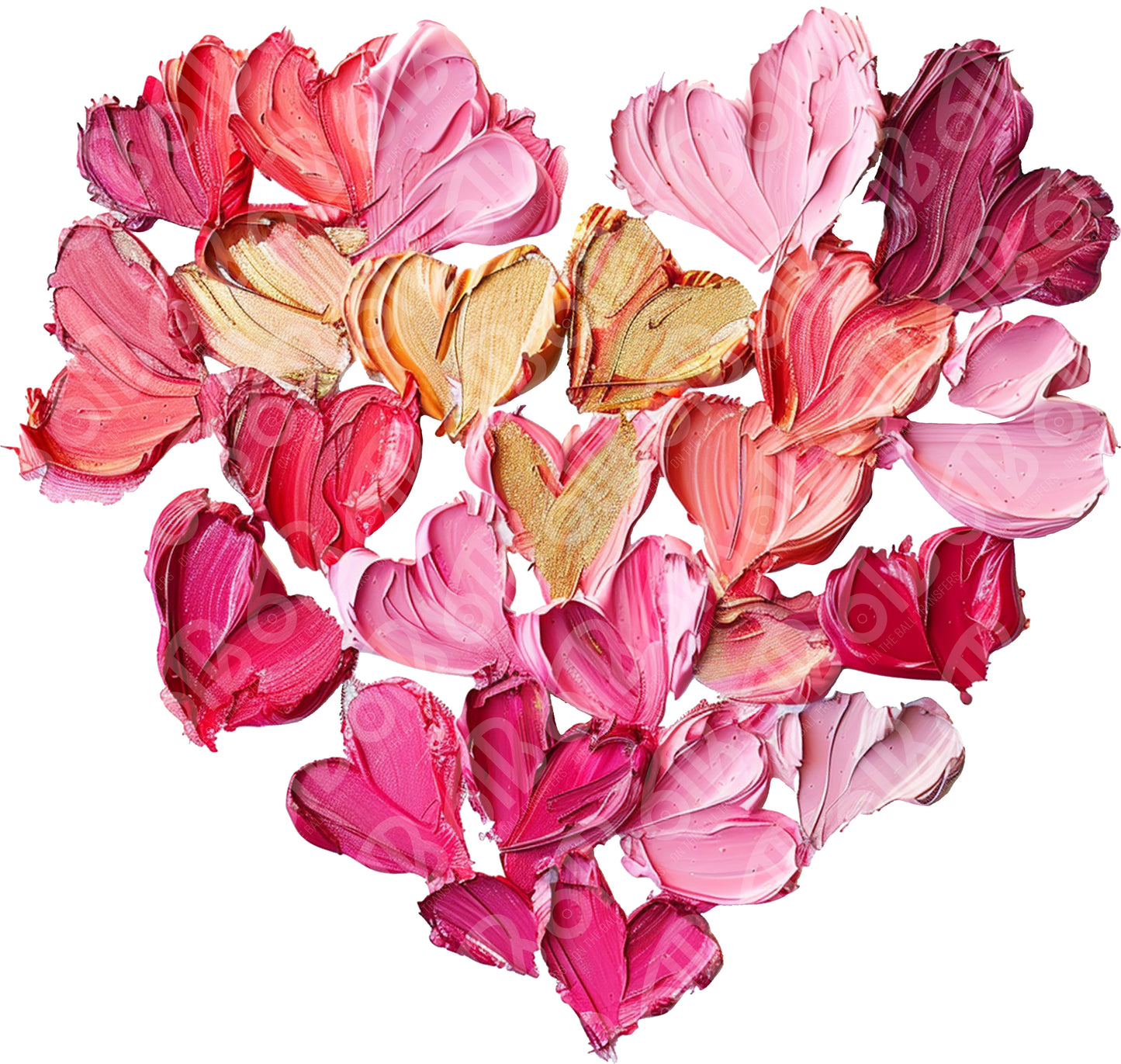 Heart Brushstroke DTF Transfer