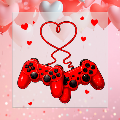 Valentine's Gamer DTF Transfer
