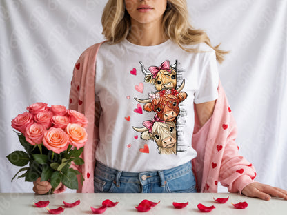 Valentine's Day Cows DTF Transfer