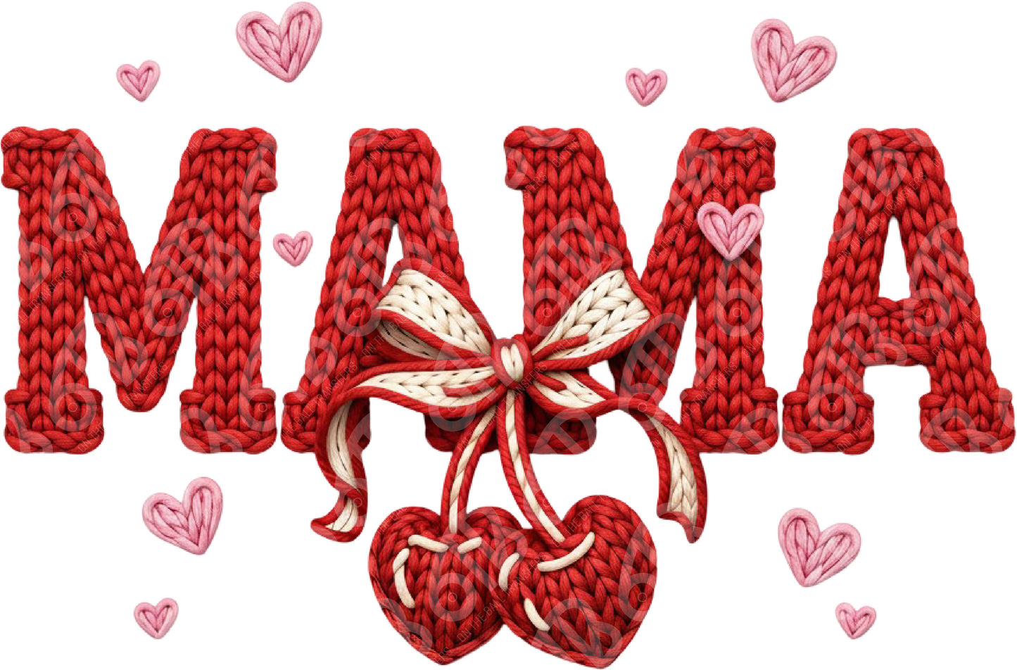 Mama Faux Yarn DTF Transfer