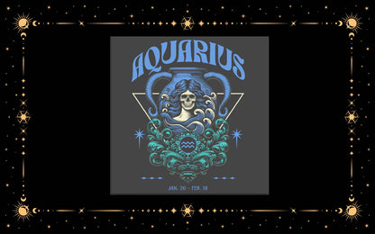 Aquarius Skeleton Sublimation Transfer