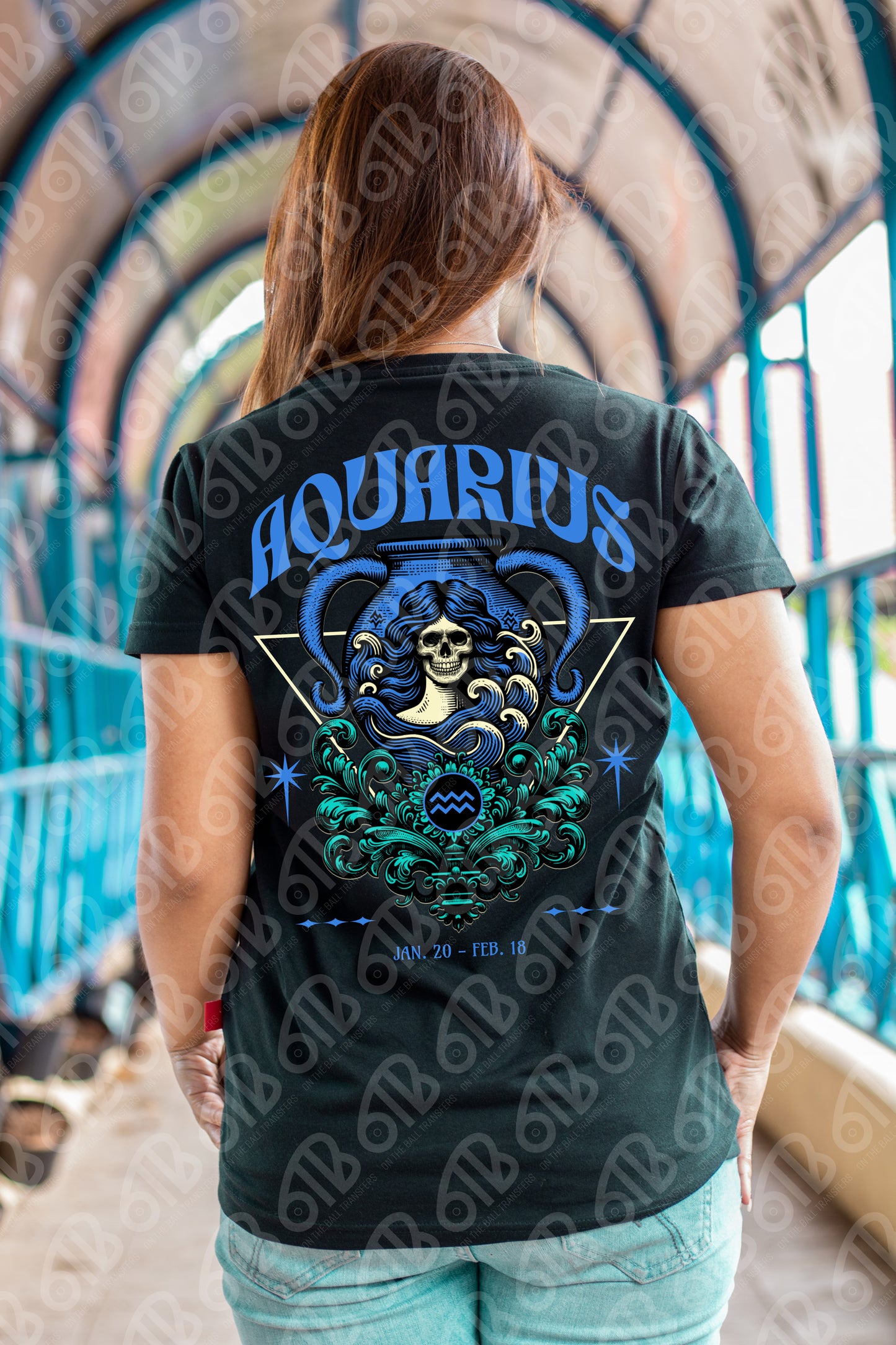 Aquarius Skeleton Sublimation Transfer