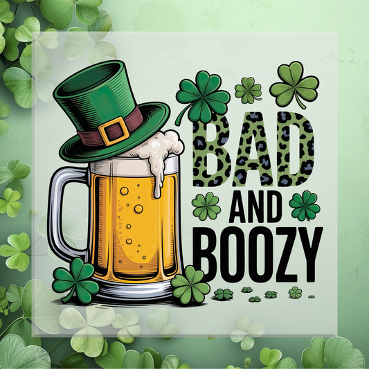 Bad and Boozy DTF Transfer