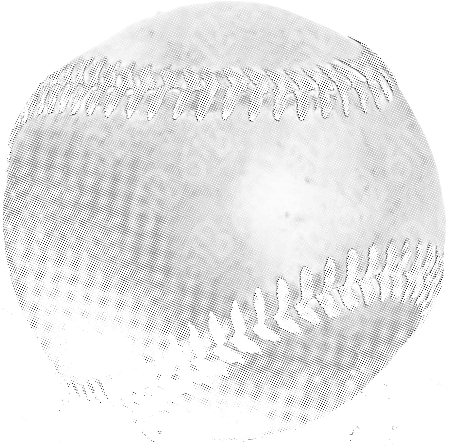 Halftone Vintage Baseball DTF Transfer
