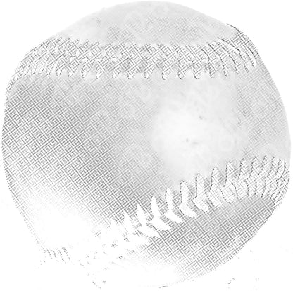 Halftone Vintage Baseball DTF Transfer