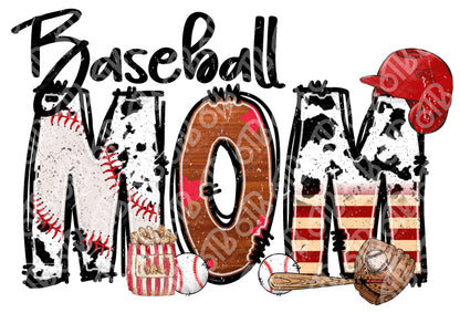 Baseball Family Names Sublimation transfer
