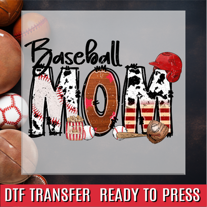 Baseball Family Names DTF Transfer