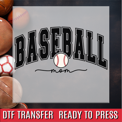 Baseball Mom DTF Transfer