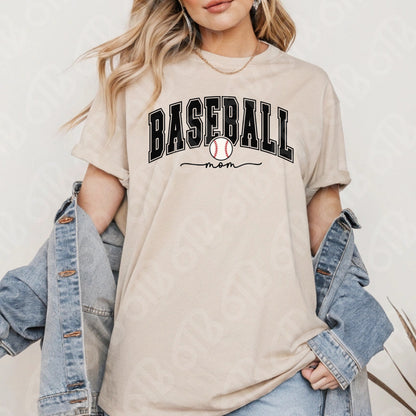 Baseball Mom DTF Transfer