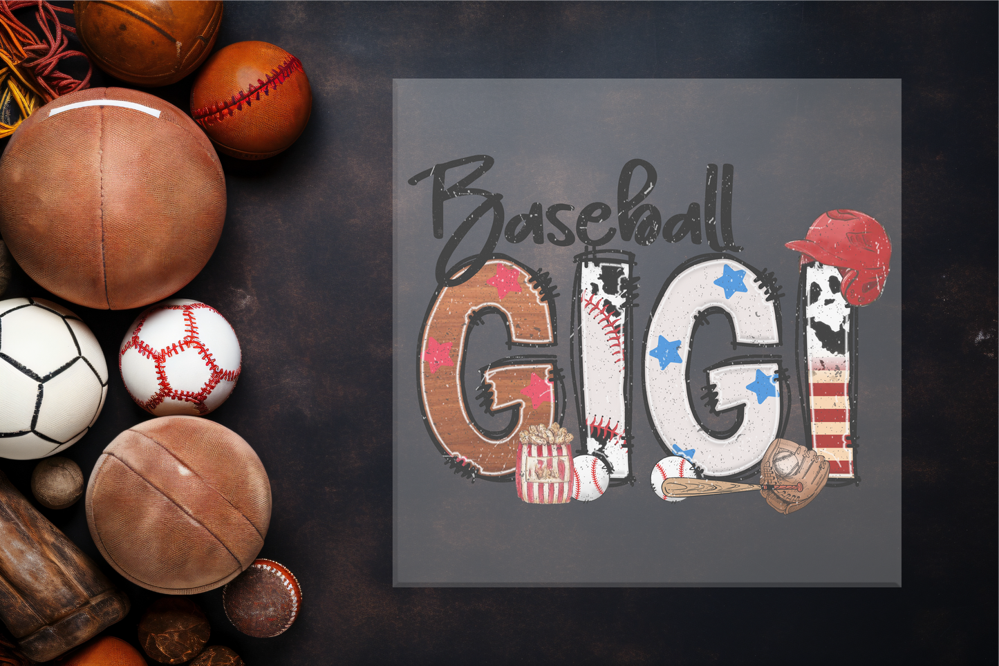 Baseball Family Names Sublimation transfer