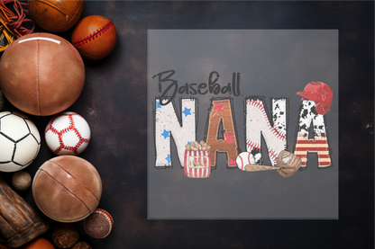 Baseball Family Names Sublimation transfer