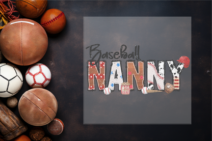 Baseball Family Names Sublimation transfer