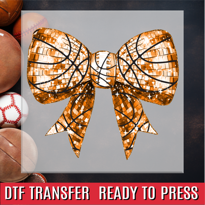 Basketball Bow DTF Transfer