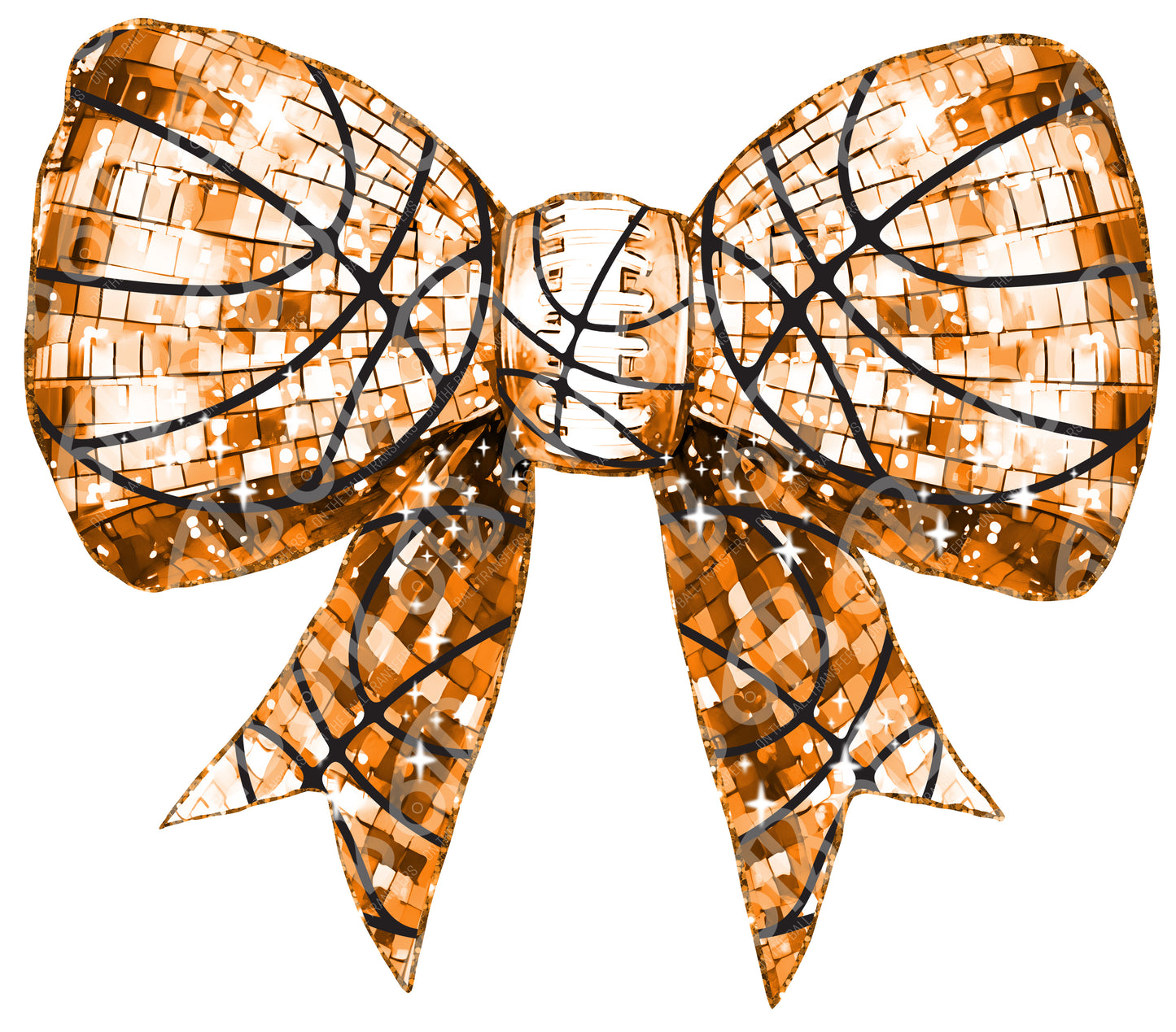 Basketball Bow Sublimation Transfer