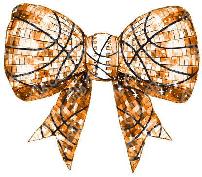 Basketball Bow Sublimation Transfer