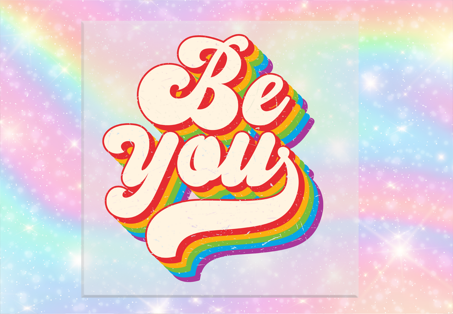 Be You Bubble Letters DTF Transfer