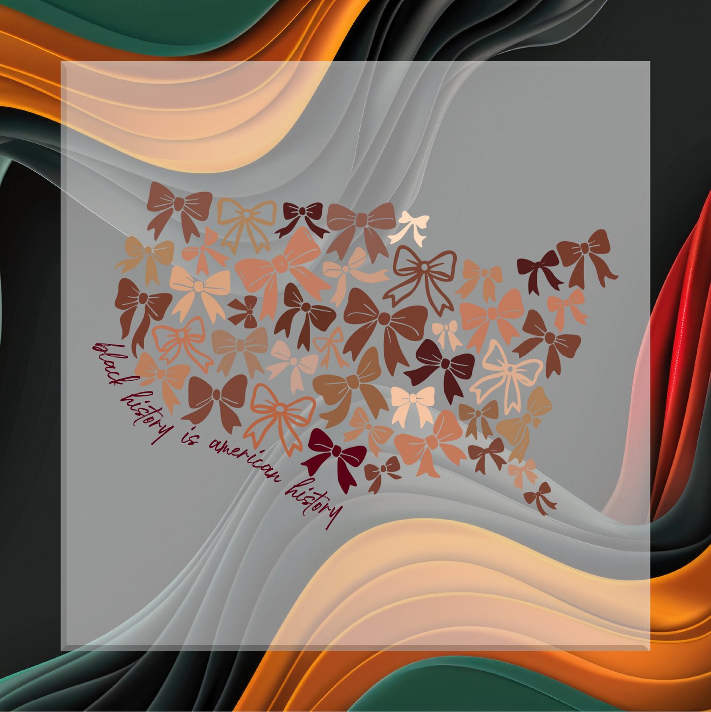 Black History is American History DTF Transfer