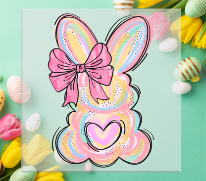 Brushstroke Bunny DTF Transfer
