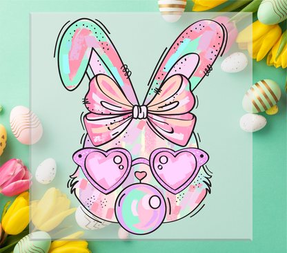 Bubblegum Easter Bunny DTF Transfer
