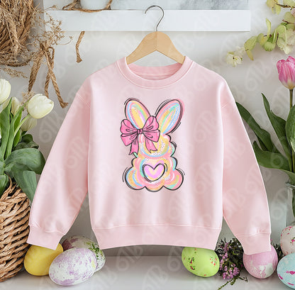 Brushstroke Bunny DTF Transfer