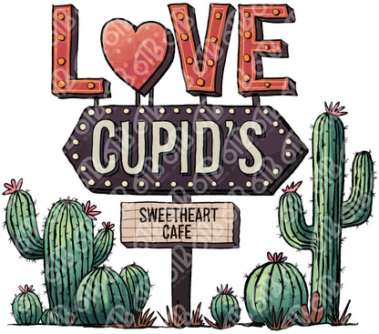 Cupid Motel DTF Transfer , DTF Print , Full Image